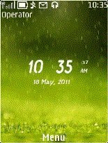 game pic for rain drop clock